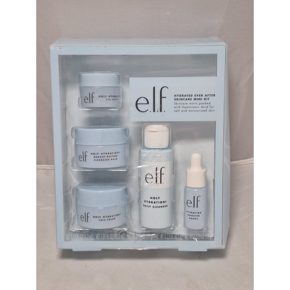 💥 e.l.f. SKIN Holy Hydration Hydrated Ever After Mini Skincare Kit Elf B7